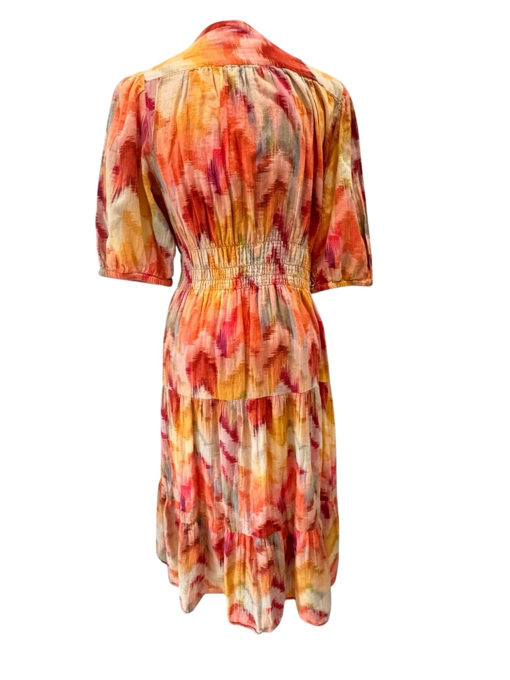 ba&sh Anissa Dress Women’s medium Artsyy Colorful Watercolors - Picture 7 of 12